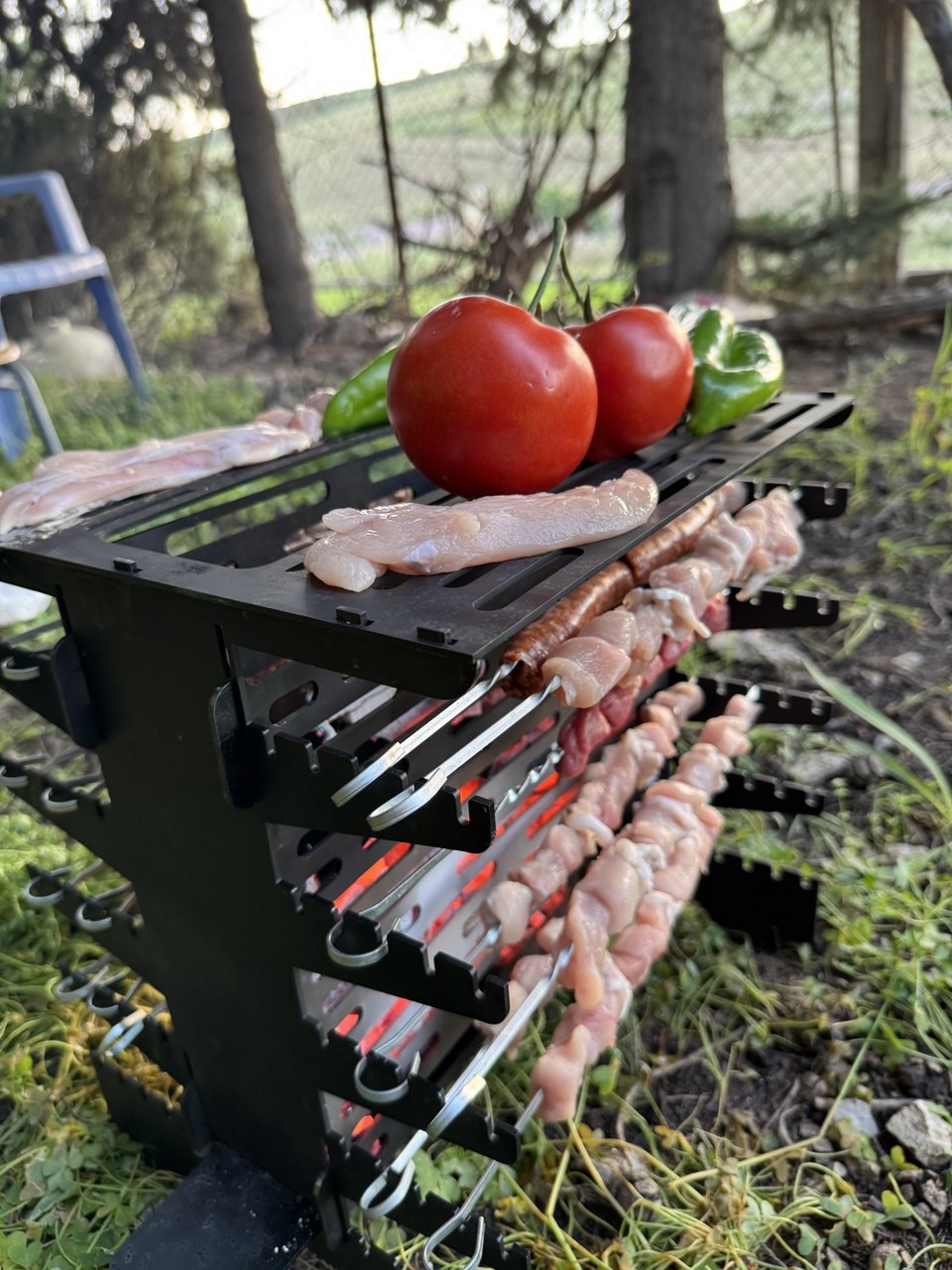 الشواية القابلة للطي +معاها صاك