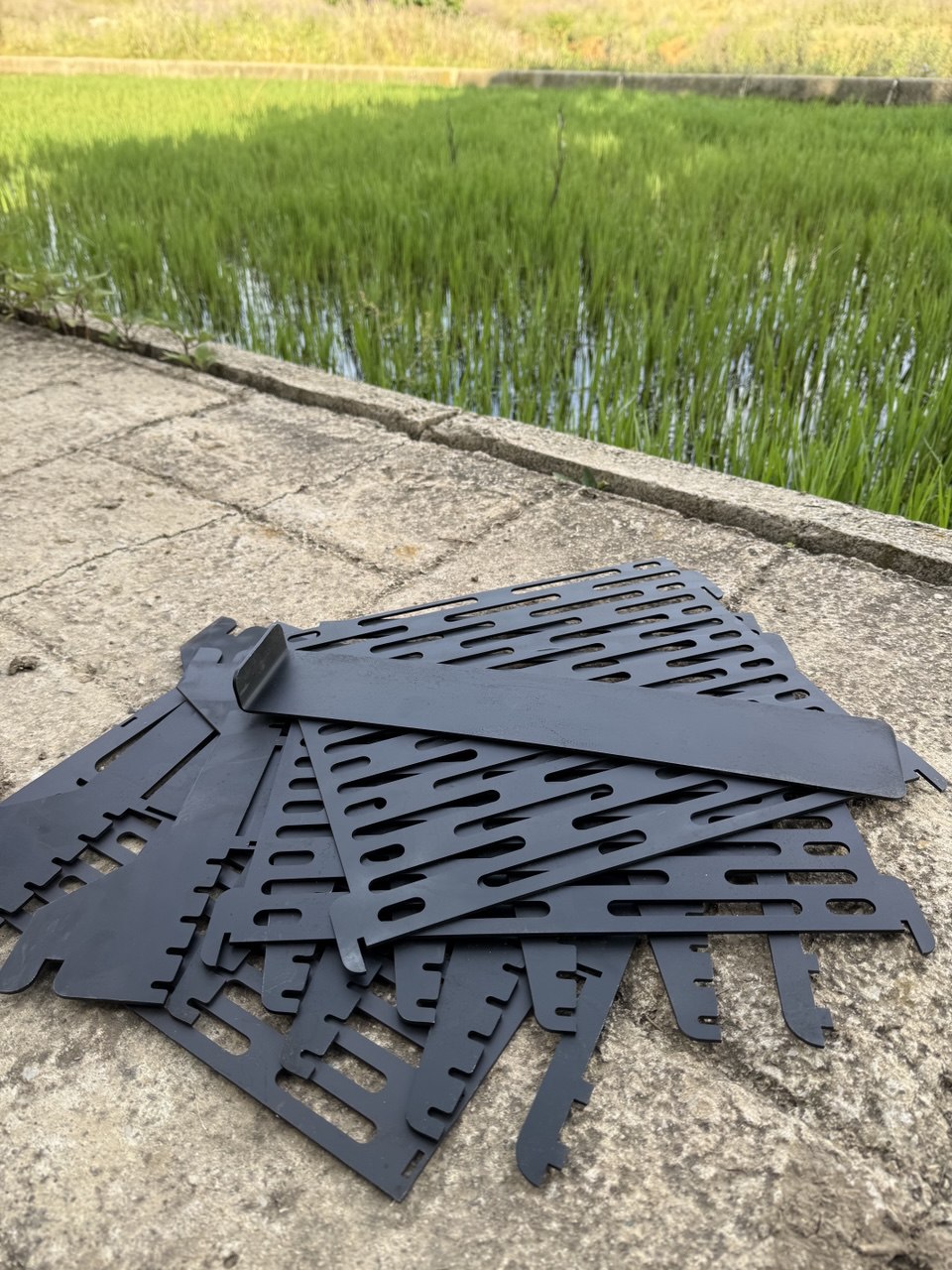 الشواية القابلة للطي +معاها صاك